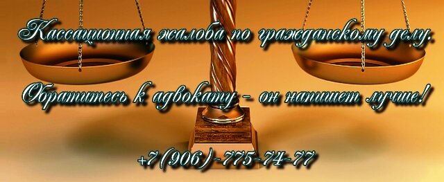 Помощь адвоката в кассации 8-926-528-65-20